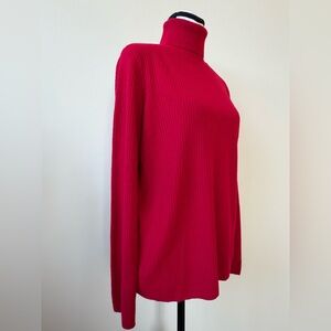 Laura Scott Bold Red Knit Sweater